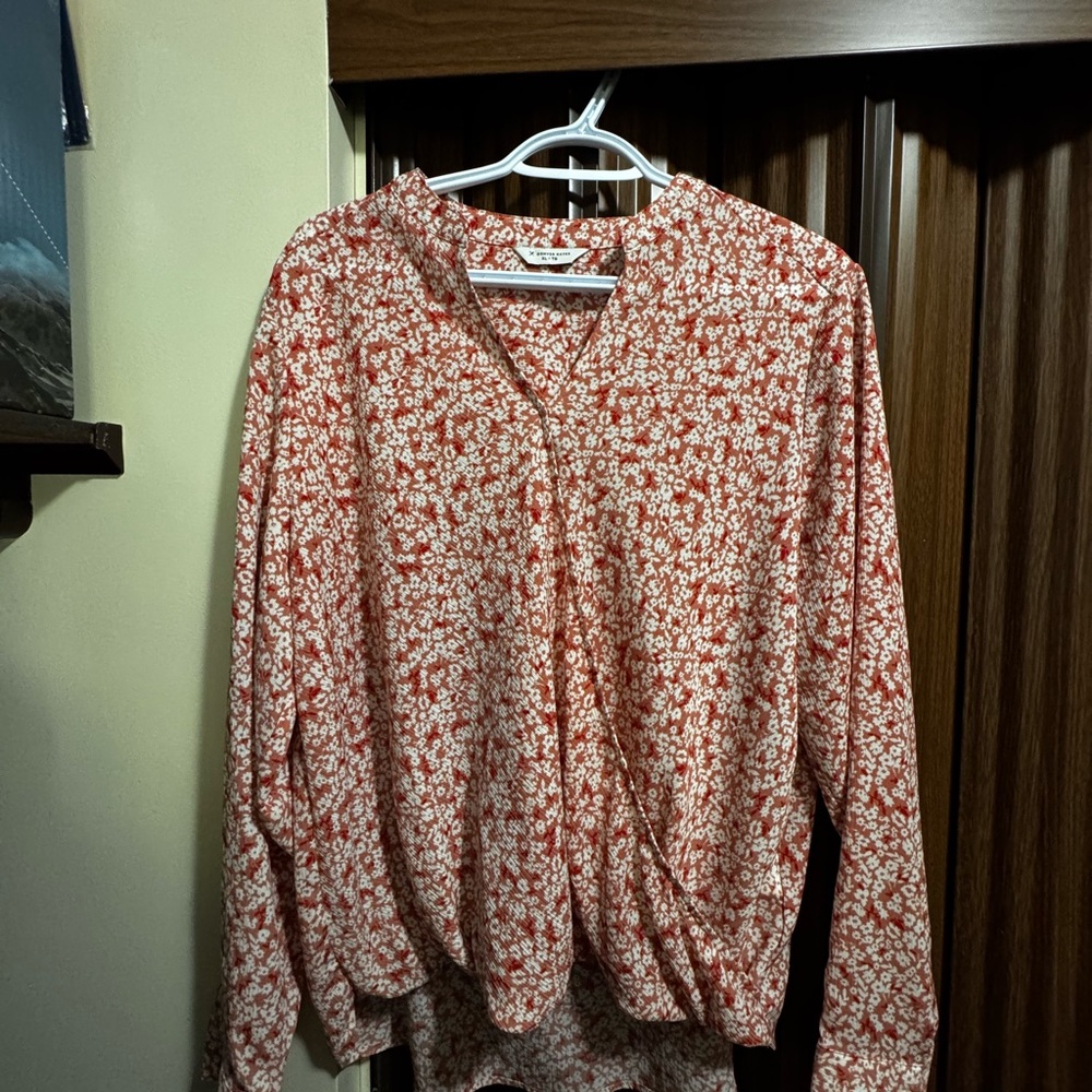 Denver Hayes Pink Floral Blouse